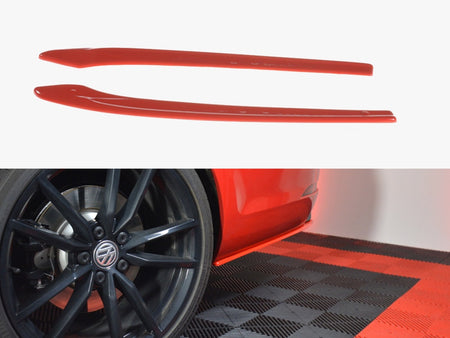 Maxton Design Rear Side Splitters V.2 VW Golf 7 R Variant Facelift - VW-GO-7F-R-VA-RSD2G - Image 1