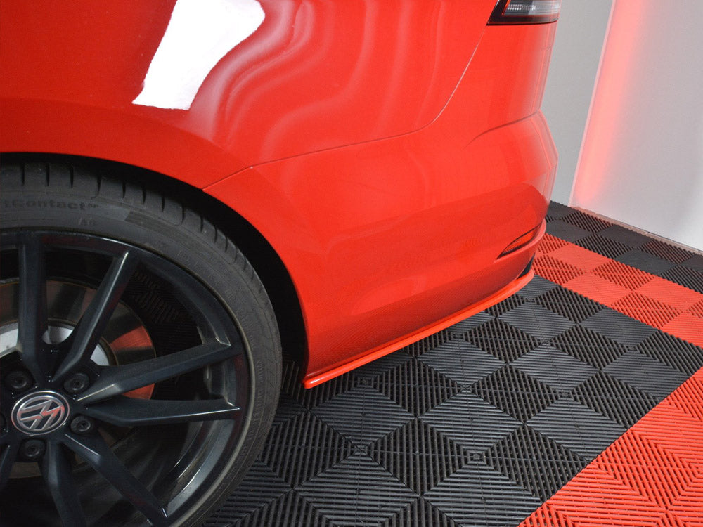 Maxton Design Rear Side Splitters V.2 VW Golf 7 R Variant Facelift - Carbon Look - VW-GO-7F-R-VA-RSD2C - Image 4