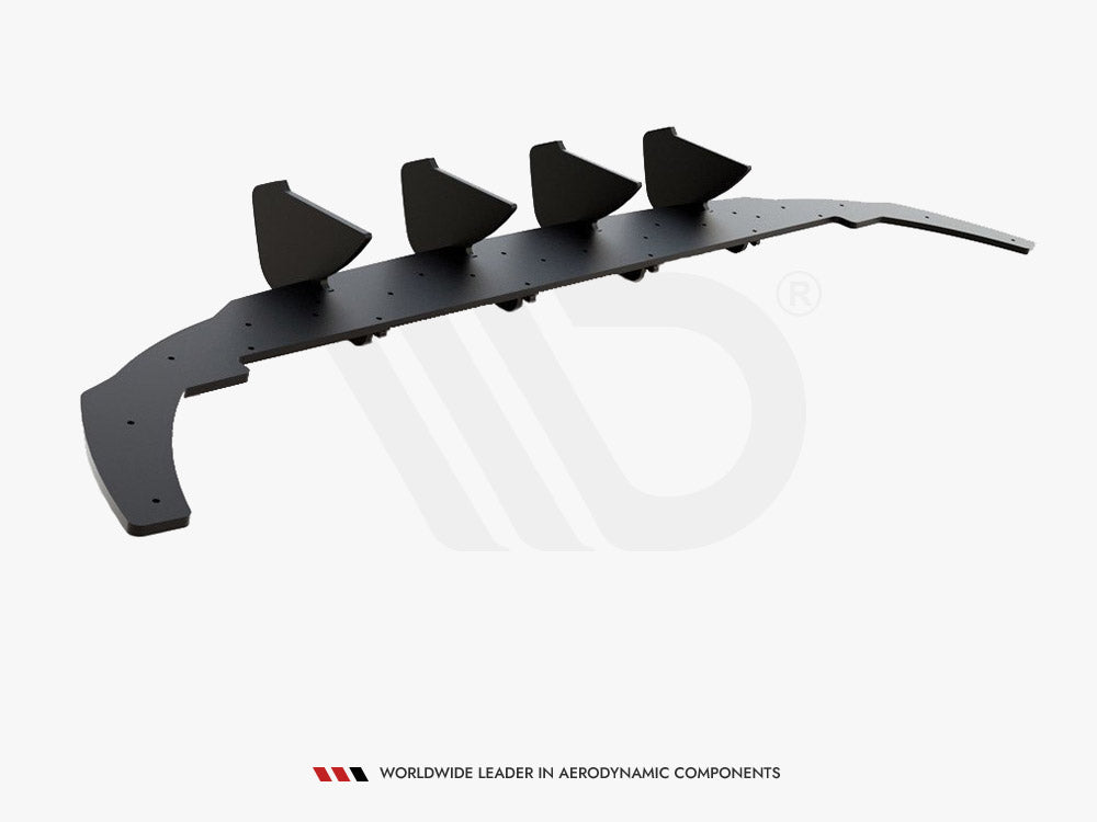 Maxton Design Street PRO Rear Diffuser V.1 VW Golf Mk8 - VWGO8CNC-RS1B - Image 5