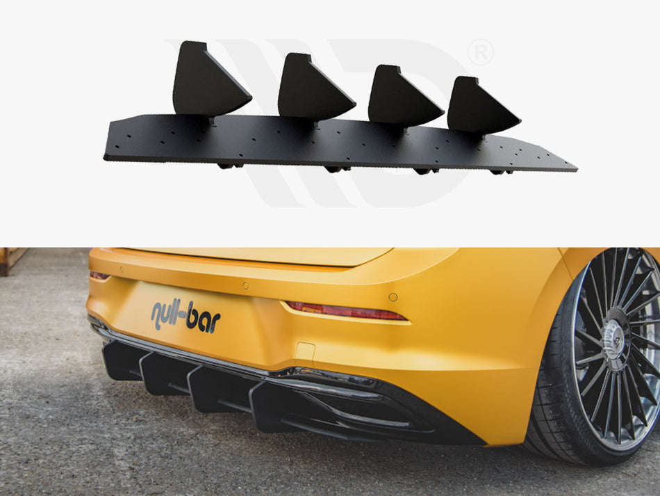 MAXTON DESIGN Street PRO Rear Diffuser V.2 VW Golf Mk8