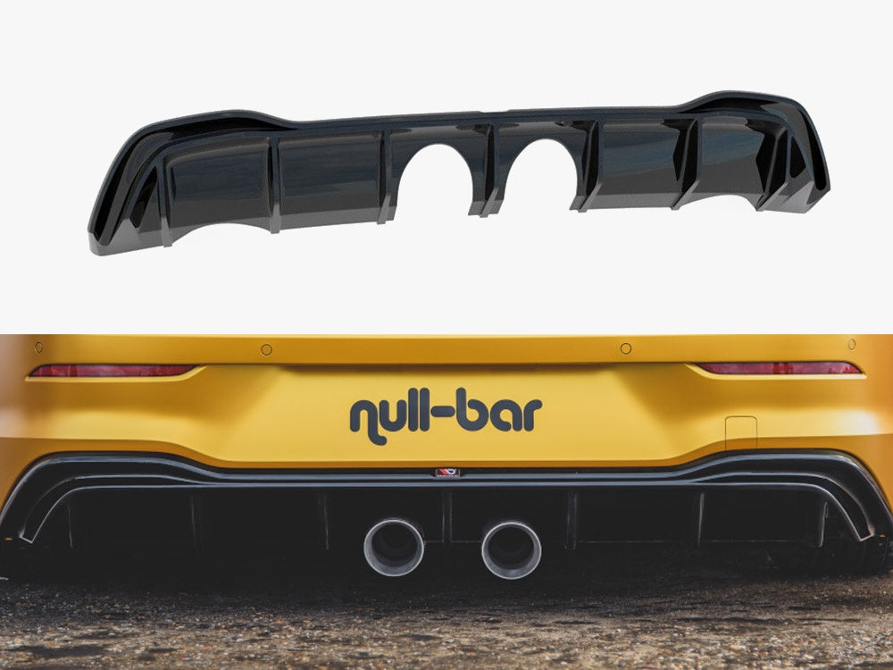 Maxton Design Rear Valance VW Golf Mk8 (R32 Look) - Textured - VW-GO-8-RS1T_OO_ - Image 1