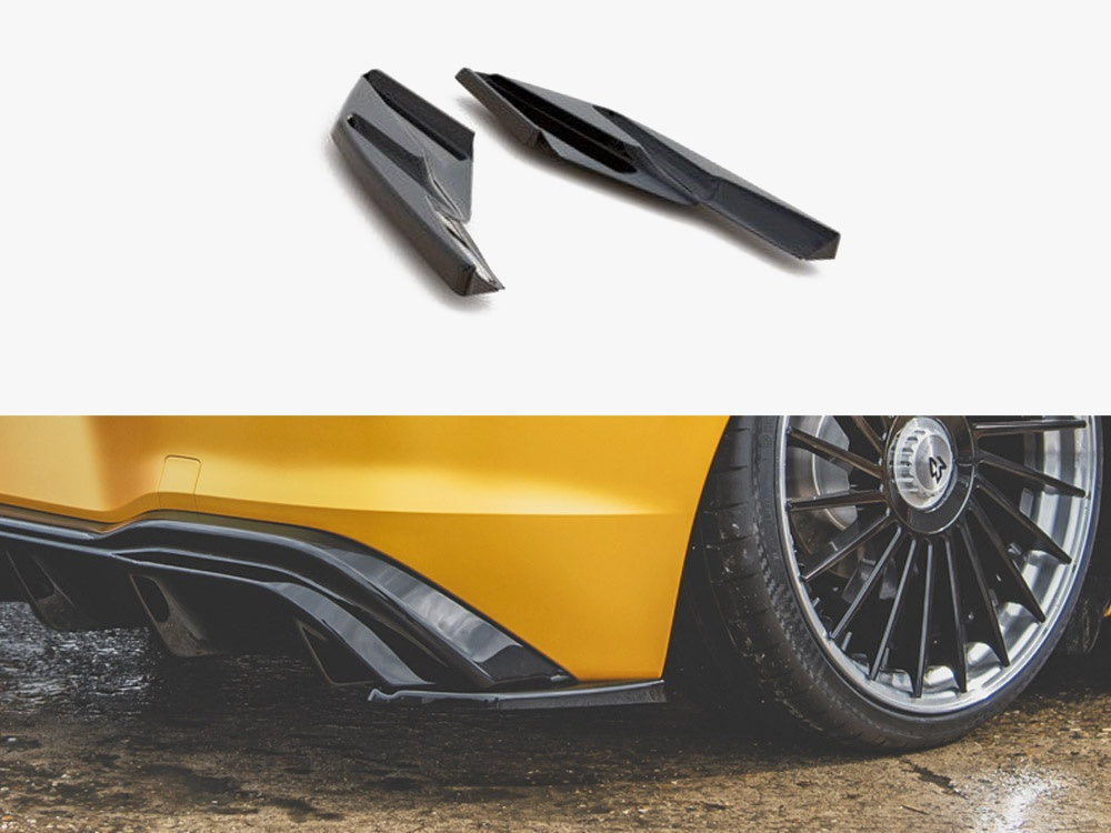 Rear Side Splitters VW Golf MK8 (2020-) - Carbon Look