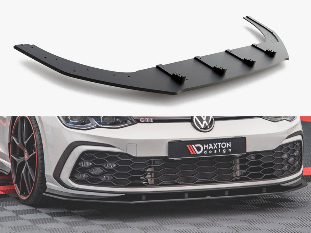 Maxton Design Street Pro Front Splitter Volkswagen Golf GTI / GTE / GTD / R-Line Mk8 - VWGO8GTICNC-FD1B - Image 1