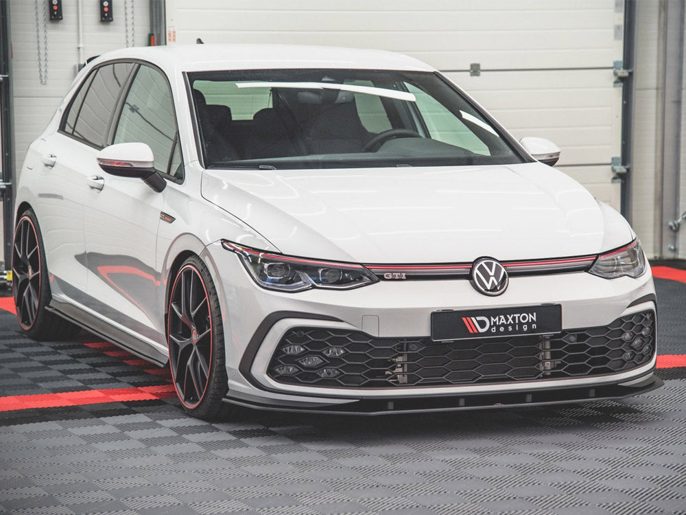 Maxton Design Street Pro Front Splitter Volkswagen Golf GTI / GTE / GTD / R-Line Mk8 - VWGO8GTICNC-FD1B - Image 2