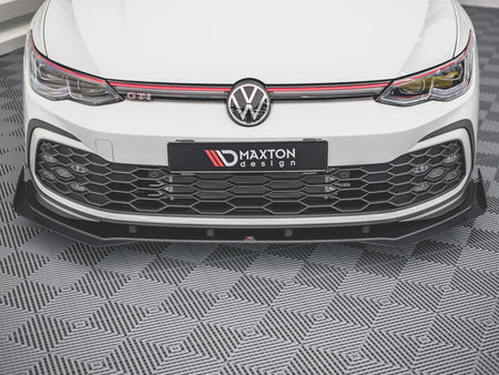 Maxton Design Street Pro Front Splitter + Flaps Volkswagen Golf GTI / GTE / GTD / R-Line Mk8 - VWGO8GTICNC-FD1B+FSF1G - Image 3