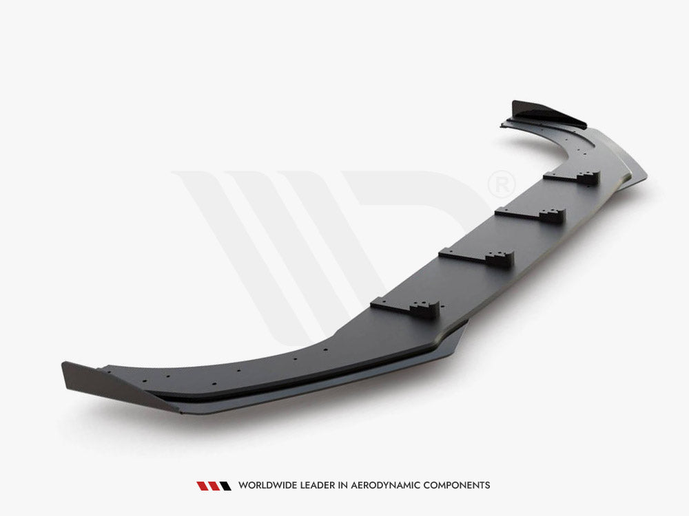 Maxton Design Street Pro Front Splitter + Flaps Volkswagen Golf GTI / GTE / GTD / R-Line Mk8 - VWGO8GTICNC-FD1B+FSF1G - Image 4