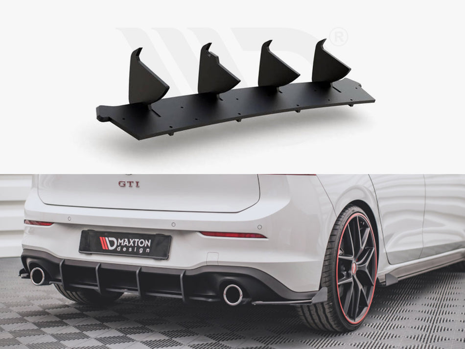 MAXTON DESIGN Street PRO Rear Diffuser V.1 VW Golf 8 GTI