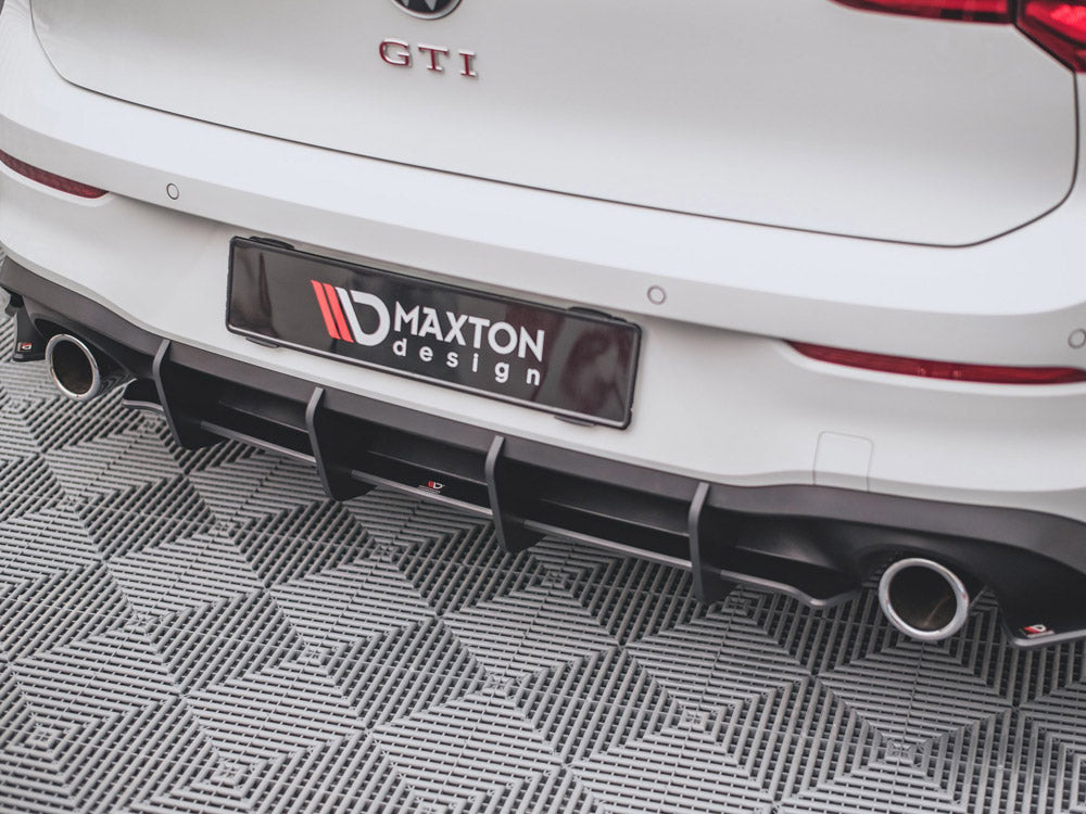 Maxton Design Street PRO Rear Diffuser V.1 VW Golf 8 GTI - VWGO8GTICNC-RS1B - Image 3