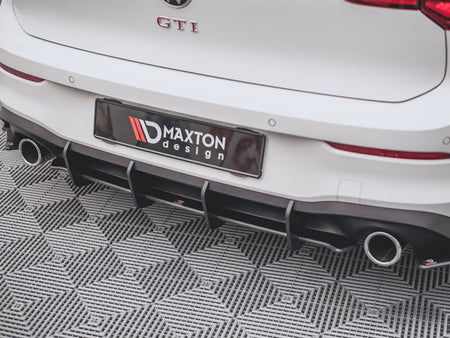 Maxton Design Street PRO Rear Diffuser V.1 VW Golf 8 GTI - VWGO8GTICNC-RS1B - Image 3