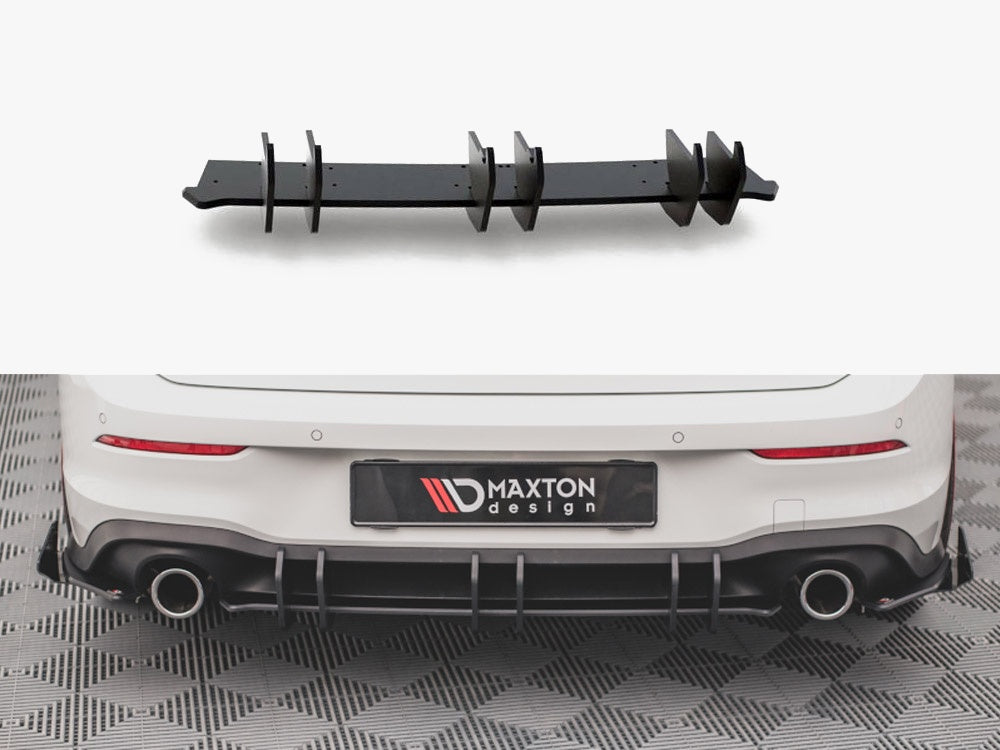 Maxton Design Street PRO Rear Diffuser V.2 VW Golf 8 GTI - VWGO8GTICNC-RS2B - Image 1