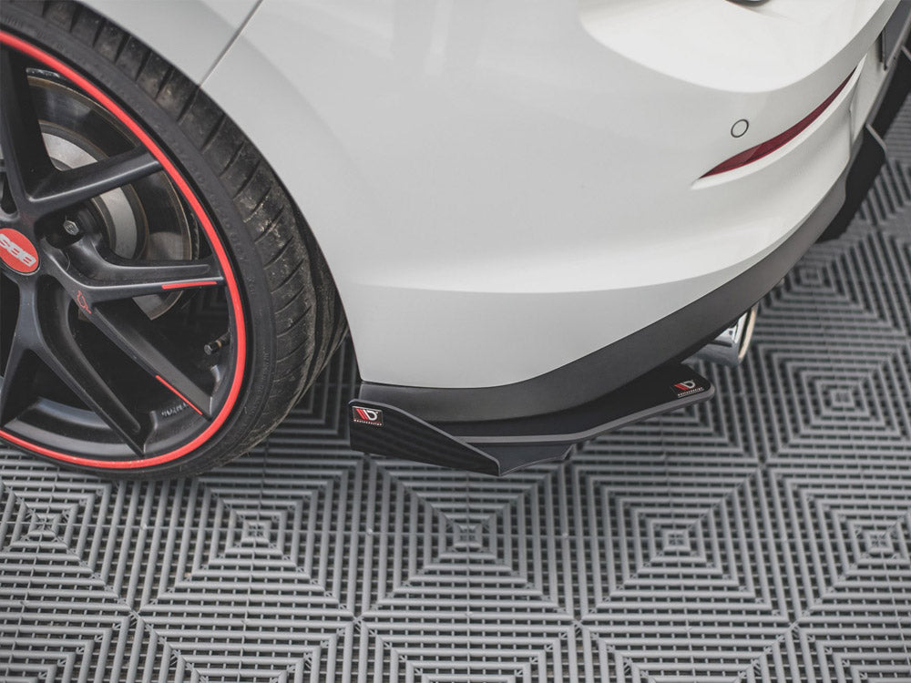 Street Pro Rear Side Splitters + Flaps Volkswagen Golf GTI / GTE / R-Line Mk8