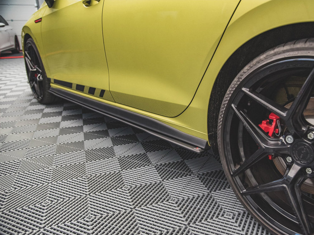 Maxton Design Street Pro Side Skirts Diffusers Volkswagen Golf GTI / GTE / GTI Clubsport / R-Line Mk8 - VWGO8GTICNC-SD1B - Image 5
