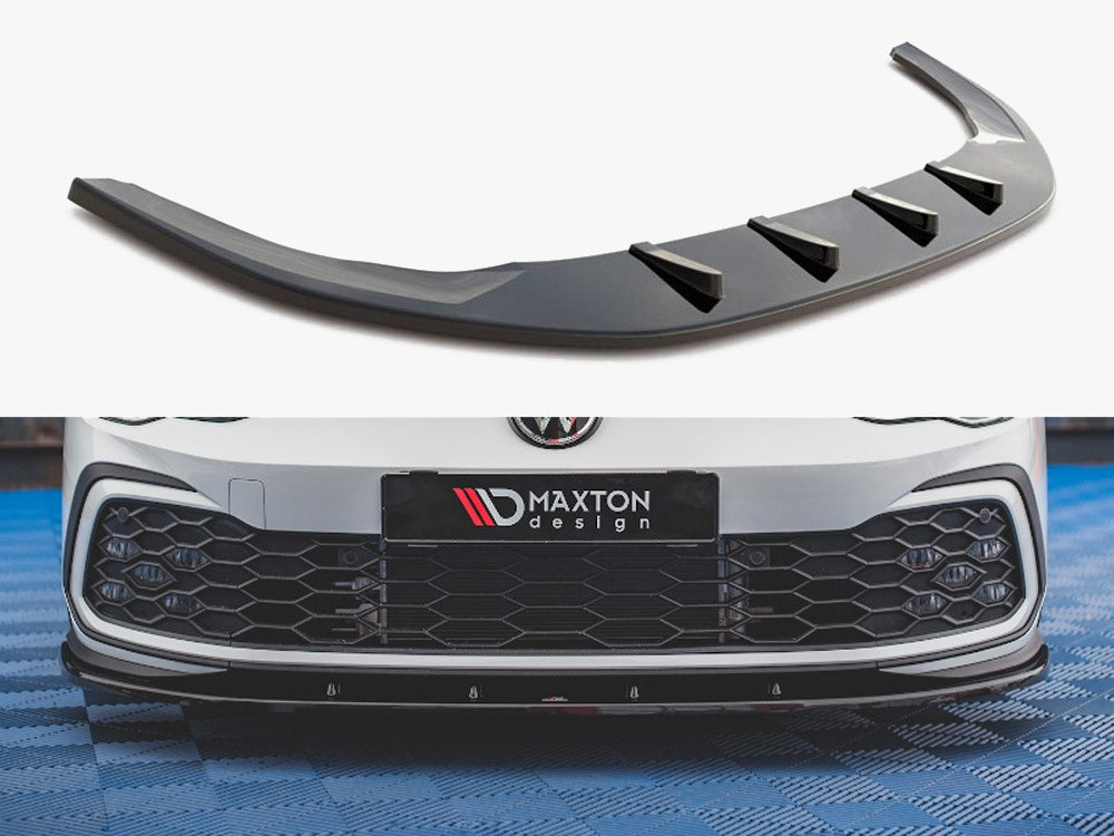 Maxton Design Front Splitter V.1 Volkswagen Golf GTI / GTE / GTD / R-Line Mk8 - VW-GO-8-GTI-FD1G - Image 1
