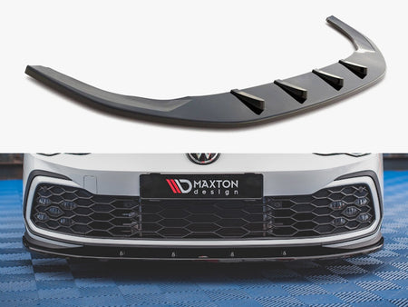 Maxton Design Front Splitter V.1 Volkswagen Golf GTI / GTE / GTD / R-Line Mk8 - VW-GO-8-GTI-FD1G - Image 1