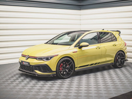 Maxton Design Side Skirts Diffusers V.2 + Flaps Volkswagen Golf GTI / GTE / GTI Clubsport / GTD / R-Line Mk8 - VW-GO-8-GTI-SD2G+SF - Image 3