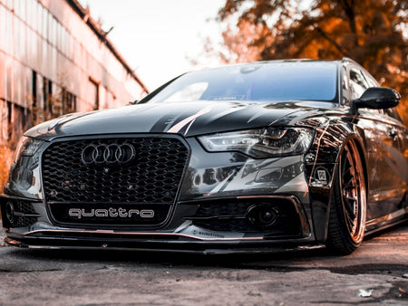 Maxton Design Frames For Lights Audi A6 C7 S-line (2011-2014) / S6 C7 (2012-2015) - AU-A6-C7-SLINE-FV1F - Image 2