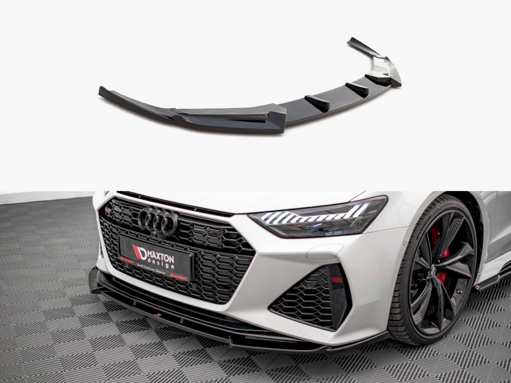 Maxton Design Front Splitter V.1 Audi RS7 C8 - AU-RS6-C8-FD1G - Image 1
