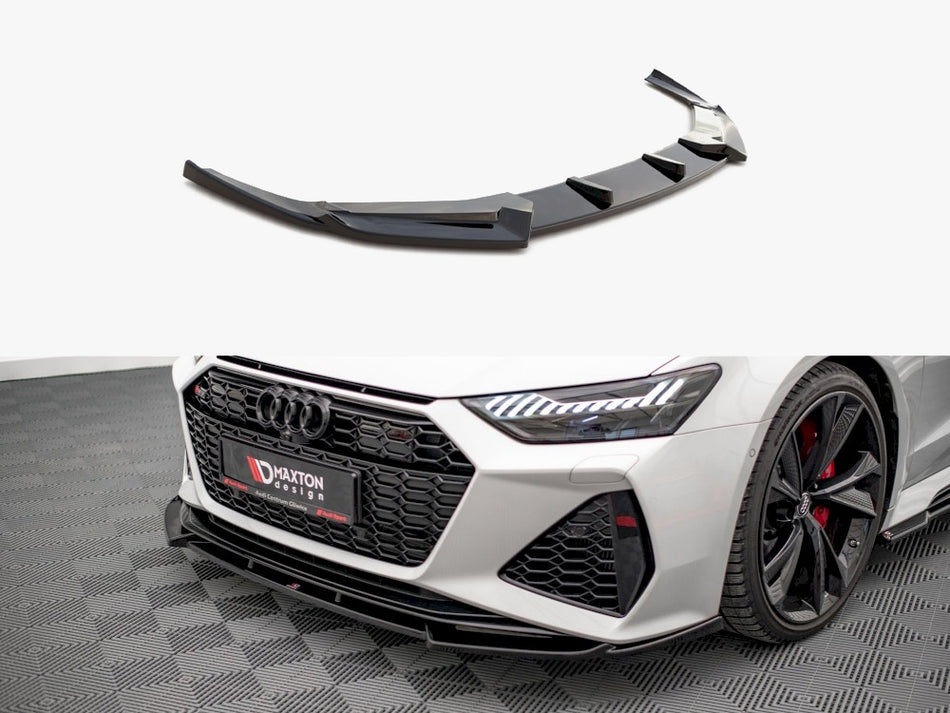 Maxton Design Front Splitter V.1 Audi RS7 C8 - AU-RS6-C8-FD1G - Image 1