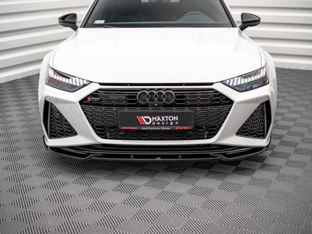 Maxton Design Front Splitter V.1 Audi RS7 C8 - AU-RS6-C8-FD1G - Image 2