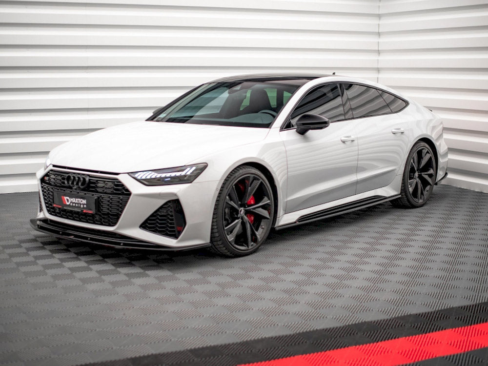 Maxton Design Side Skirts Splitters V.2 Audi RS7 C8 - AU-RS6-C8-SD2G - Image 2
