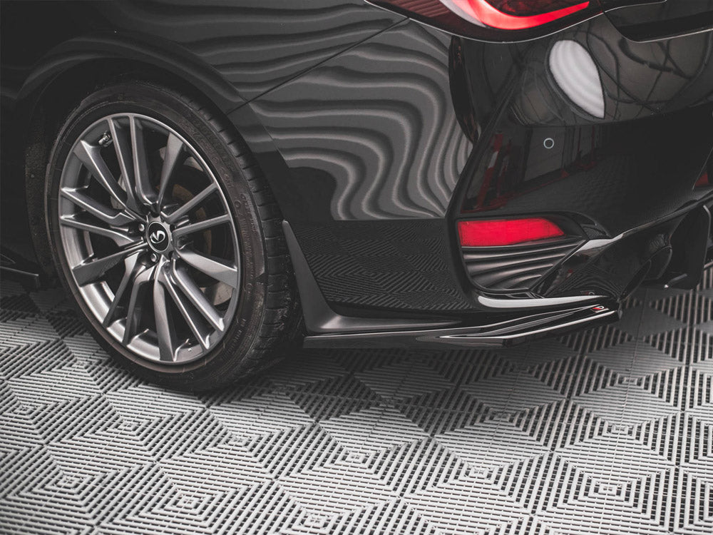 Maxton Design Rear Side Splitters Infiniti Q60 S Mk2 (2017-) - IN-Q60S-2-RSD1G - Image 3