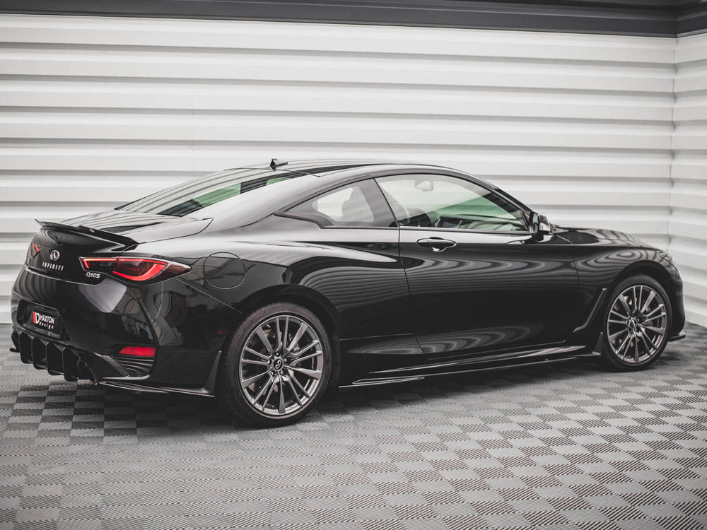 Maxton Design Side Skirts Diffusers Infiniti Q60 S MK2 (2017-) - IN-Q60S-2-SD1G - Image 2