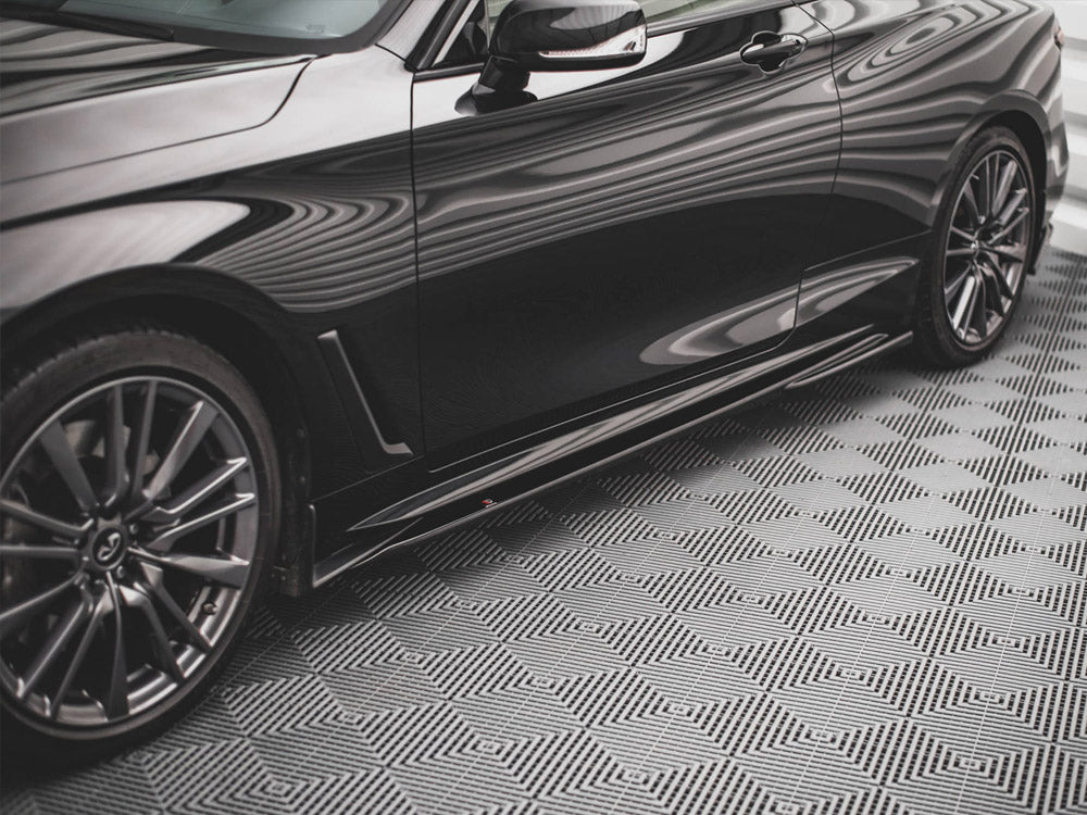 Maxton Design Side Skirts Diffusers Infiniti Q60 S MK2 (2017-) - IN-Q60S-2-SD1G - Image 4