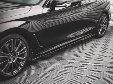 Maxton Design Side Skirts Diffusers Infiniti Q60 S MK2 (2017-) - IN-Q60S-2-SD1G - Image 4