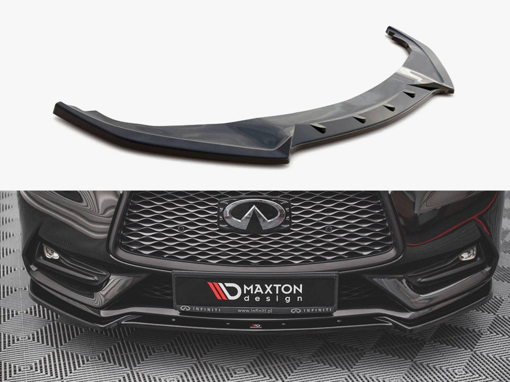 Maxton Design Front Splitter Infiniti Q60 S MK2 (2017-) - IN-Q60S-2-FD1G - Image 1