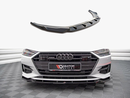 Maxton Design Front Splitter V2 Audi A7 C8 (2018-) - AU-A7-C8-FD2G - Image 1