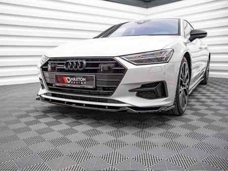 Maxton Design Front Splitter V2 Audi A7 C8 (2018-) - AU-A7-C8-FD2G - Image 2