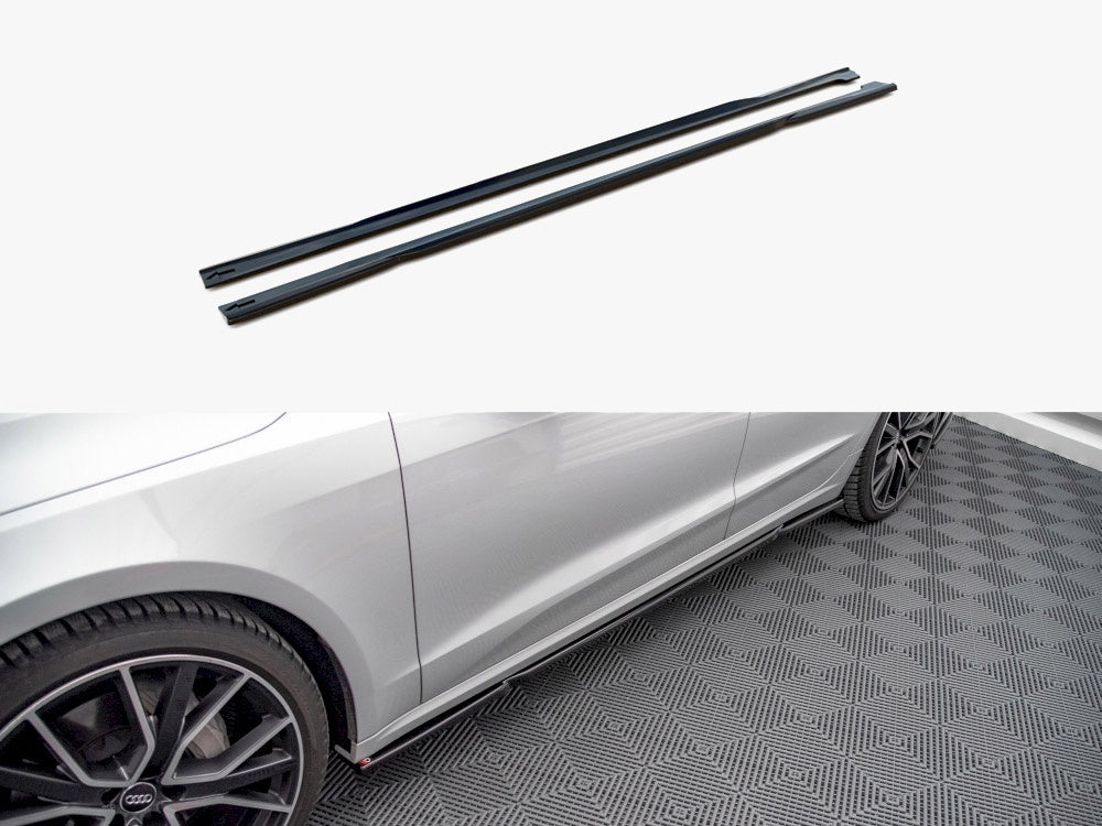 Maxton Design Side Skirts Diffusers Audi A7 C8 (2018-) - AU-A7-C8-SD1G - Image 1