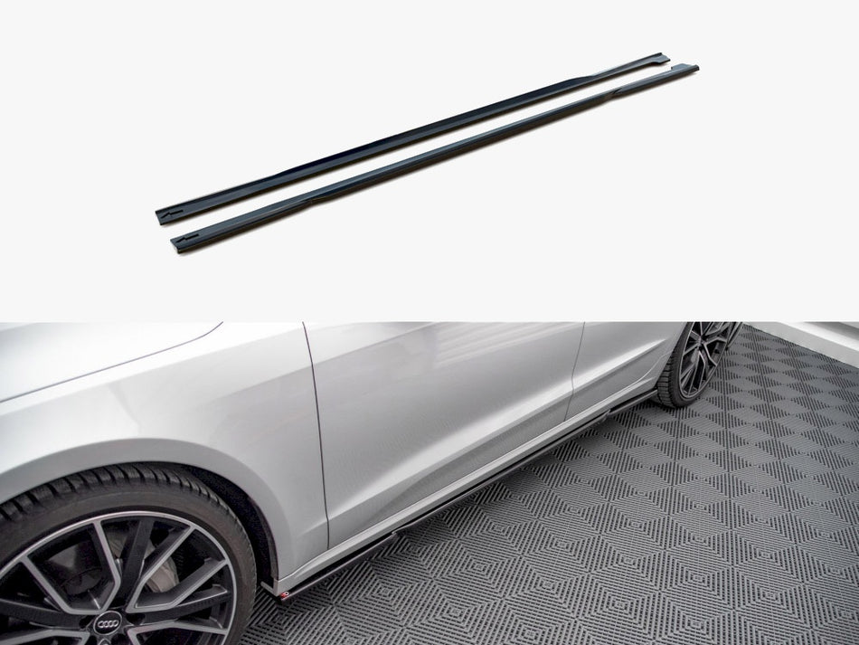 Maxton Design Side Skirts Diffusers Audi A7 C8 (2018-) - AU-A7-C8-SD1G - Image 1