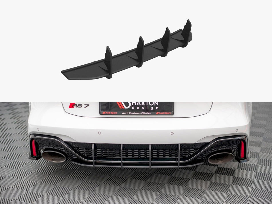 Maxton Design Street PRO Rear Diffuser Audi RS7 C8 / RS6 C8 - AURS7C8CNC-RS1B - Image 1