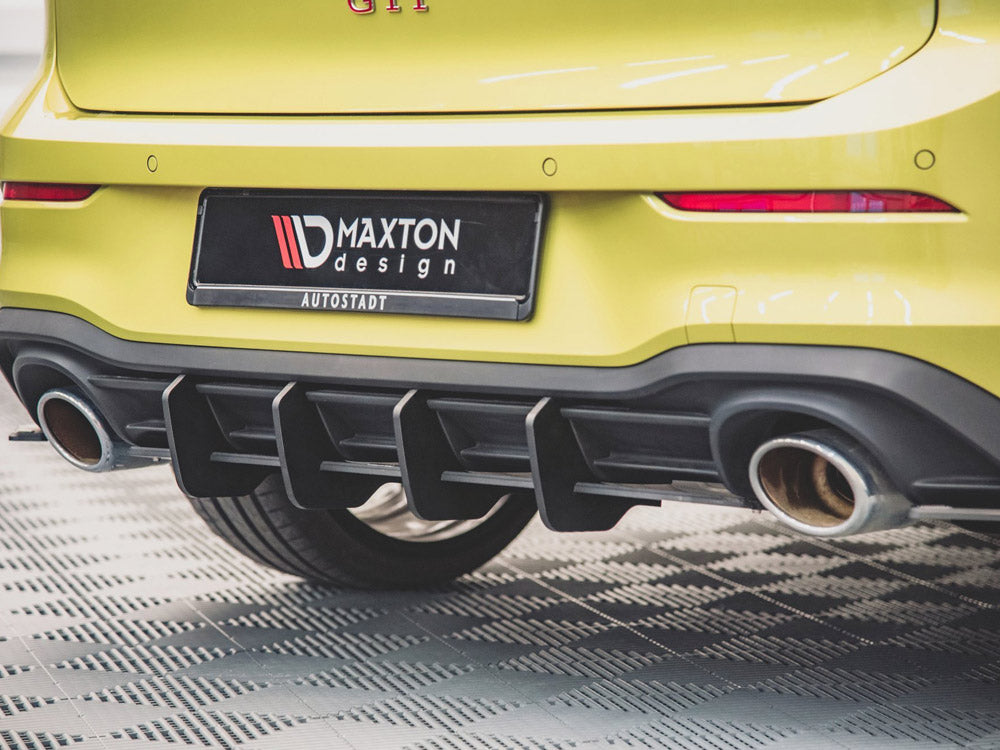 Maxton Design Street PRO Rear Diffuser V.1 VW Golf 8 GTI Clubsport - VWGO8GTICSCNC-RS1B - Image 3