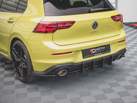 Maxton Design Street PRO Rear Diffuser V.2 VW Golf 8 GTI Clubsport - VWGO8GTICSCNC-RS2B - Image 3