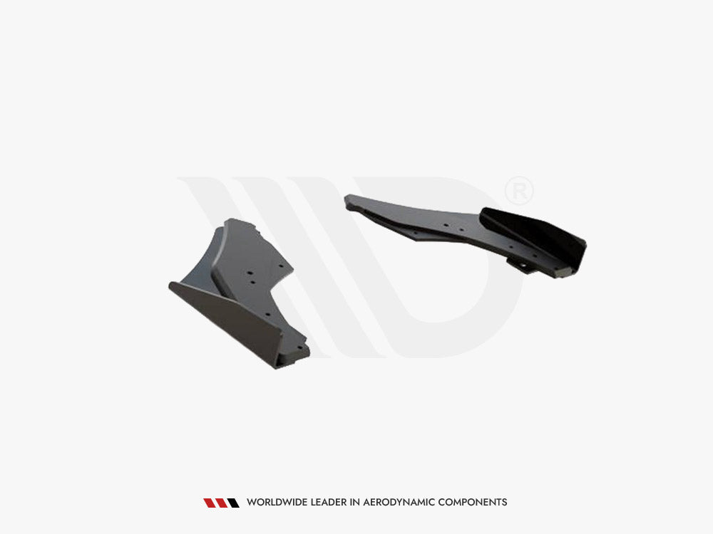 Maxton Design Street PRO Rear Side Splitters + Flaps VW Golf 8 GTI Clubsport - VWGO8GTICSCNC-RSD1B+RSF1G - Image 4