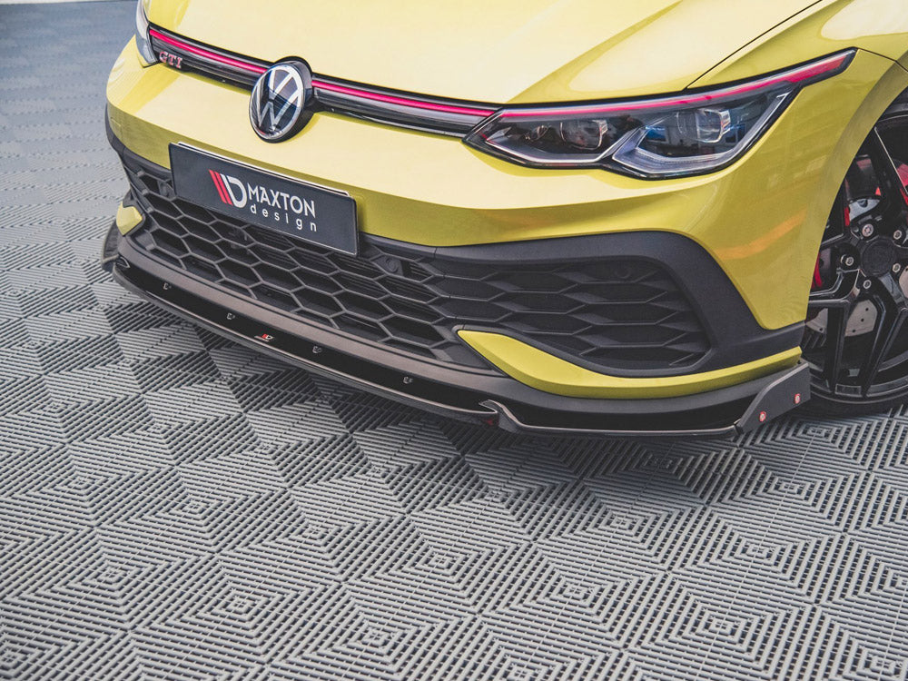 Maxton Design Front Splitter V.1 + Flaps VW Golf 8 GTI Clubsport - VW-GO-8-GTI-CS-FD1G+FSF - Image 3