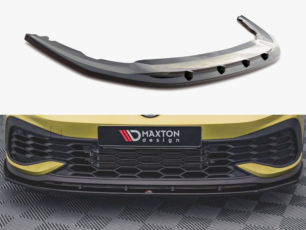 Maxton Design Front Splitter V.4 VW Golf 8 GTI Clubsport - VW-GO-8-GTI-CS-FD4G - Image 1