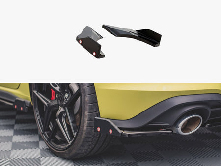 Maxton Design Rear Side Splitters V.1 + Flaps VW Golf 8 GTI Clubsport - VW-GO-8-GTI-CS-RSD1G+RSF - Image 1