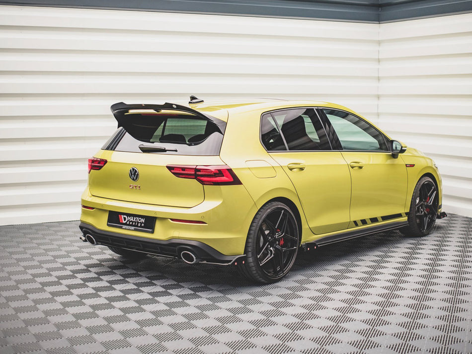 Maxton Design Rear Side Splitters V.1 + Flaps VW Golf 8 GTI Clubsport - VW-GO-8-GTI-CS-RSD1G+RSF - Image 2
