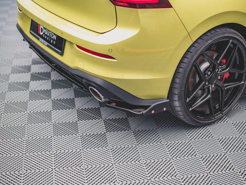 Maxton Design Rear Side Splitters V.1 + Flaps VW Golf 8 GTI Clubsport - VW-GO-8-GTI-CS-RSD1G+RSF - Image 3