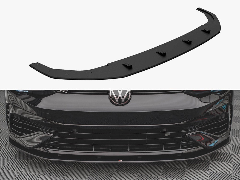 Maxton Design Street PRO Front Splitter VW Golf R Mk8 - VWGO8RCNC-FD1B - Image 1