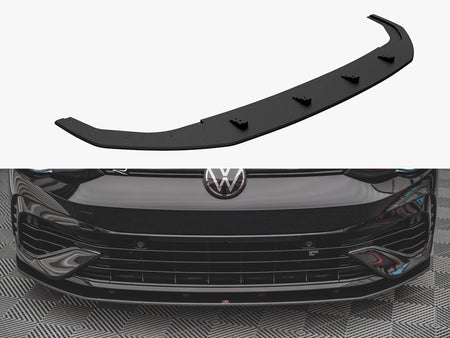 Maxton Design Street PRO Front Splitter VW Golf R Mk8 - VWGO8RCNC-FD1B - Image 1