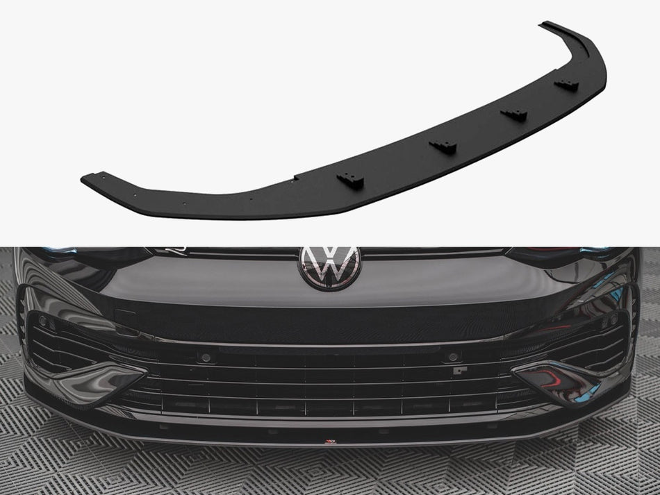 Maxton Design Street PRO Front Splitter VW Golf R Mk8 - VWGO8RCNC-FD1B - Image 1