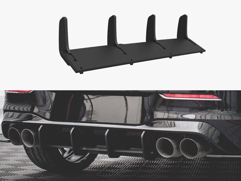 Maxton Design Street PRO Rear Diffuser VW Golf R Mk8 - VWGO8RCNC-RS1B - Image 1