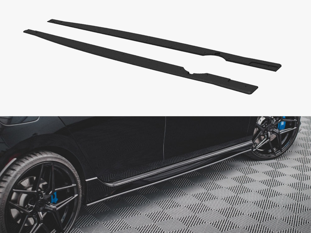 Maxton Design Street PRO Side Skirts Diffusers VW Golf R Mk8 - VWGO8RCNC-SD1B - Image 1