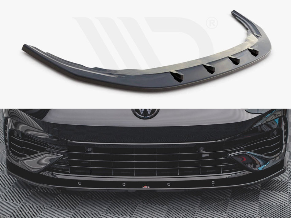 MAXTON DESIGN Front Splitter V.1 VW Golf R Mk8