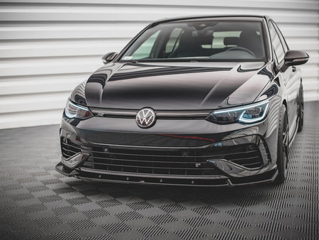 Maxton Design Front Splitter V.2 VW Golf R Mk8 - VW-GO-8-R-FD2G - Image 2