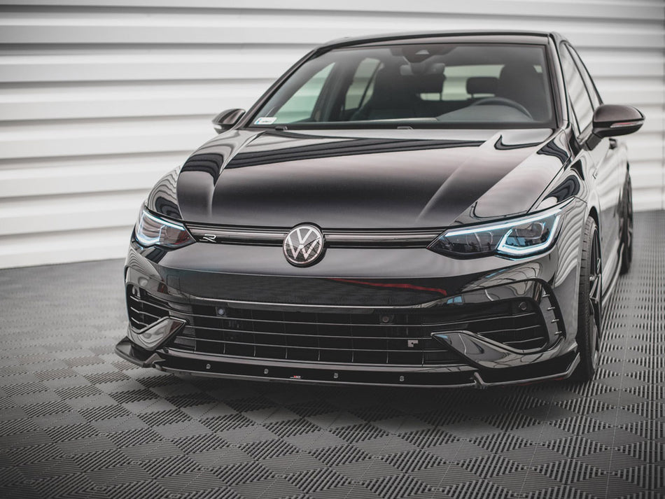 Maxton Design Front Splitter V.2 VW Golf R Mk8 - VW-GO-8-R-FD2G - Image 2